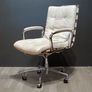 Restoration Hardware Oviedo Leather Desk Chair