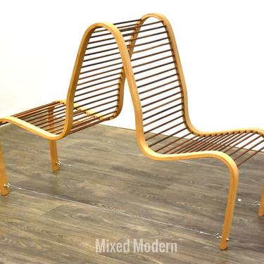 Bent Wood Tandem Chair Art 