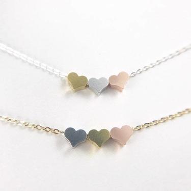 Three Hearts Necklace