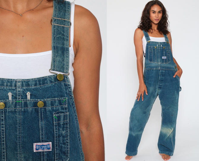 パンツ BIG SMITH VINTAGE OVERALLS  W38L30 90s Big Smith Overalls Pants Bib Overall Denim Jean
