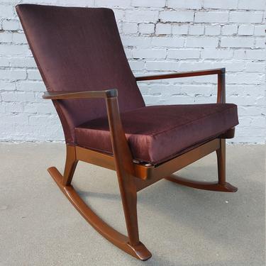 Mid Century Modern Parker Knoll Rocking Chair 