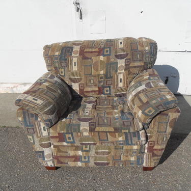 La-Z-Boy Geometric Overstuffed Chair