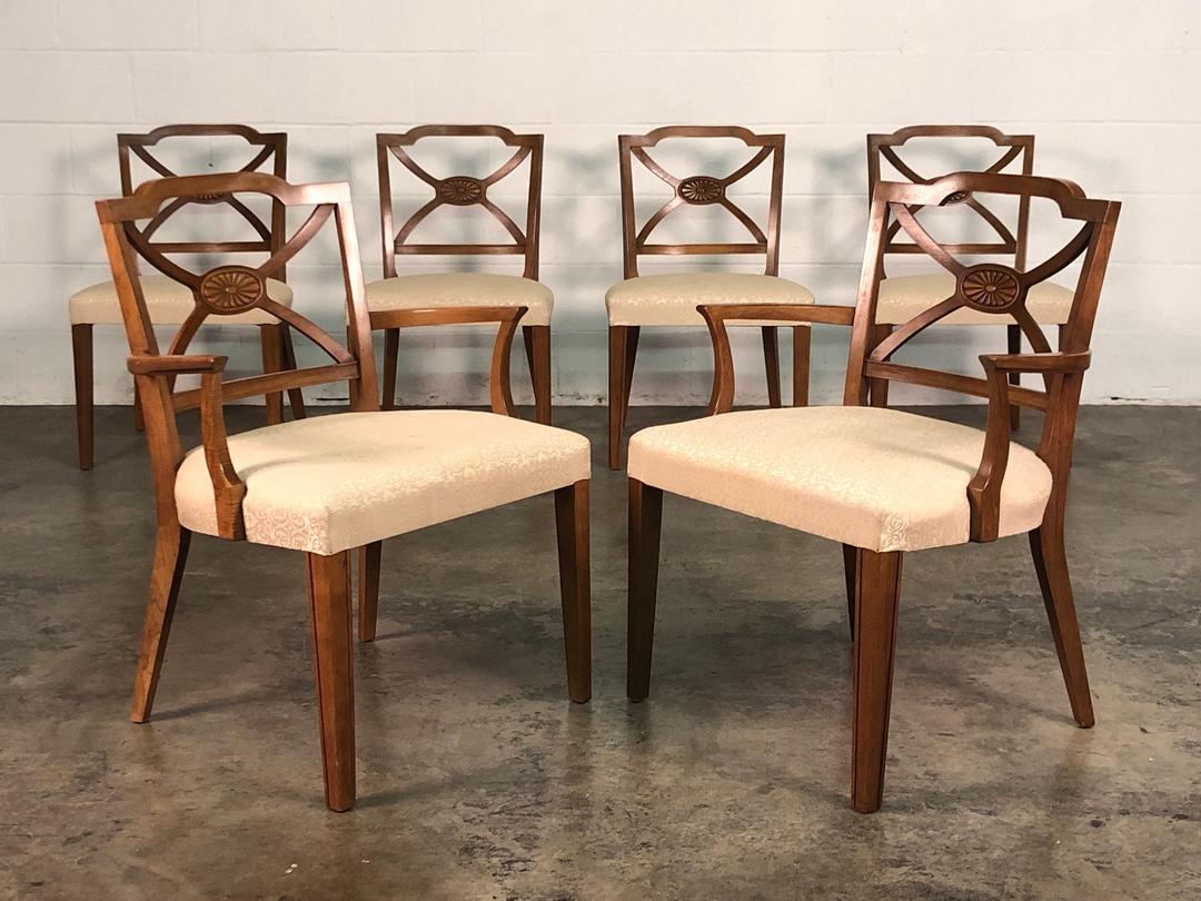 Drexel MidCentury Traditional Dining Chair Set Of 6 Modern Mid