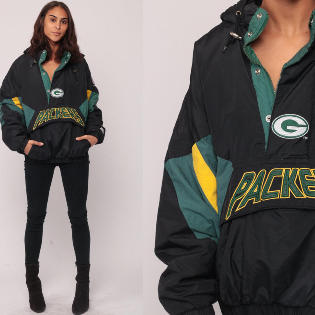 GREEN Bay PACKERS Jacket NFL Jacket Starter Jacket | Shop Exile
