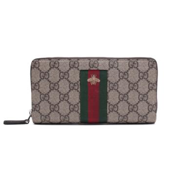 Gucci GG Supreme Monogram Bee Wallet