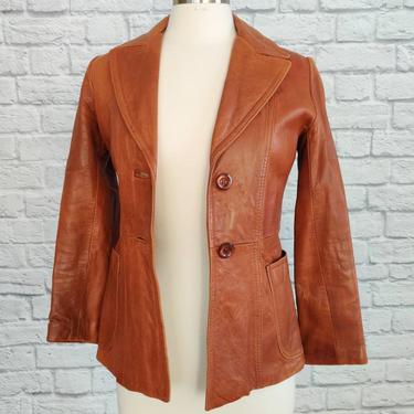 Vintage 70s/80s Leather Jacket &quot;Sheepmates&quot; 