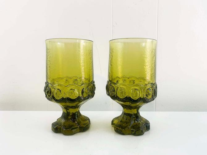 Vintage Tiffin Madeira Franciscan Pattern Olive Green Uranium