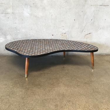 Handmade Coffee Table with Tile from Hal Levitt Home