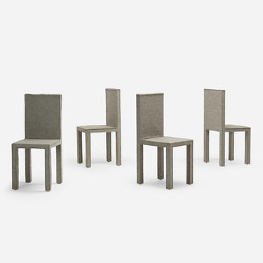 Dining chairs, set of four (Reed and Delphine Krakoff)