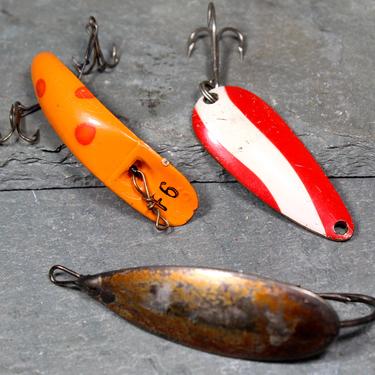 Set of 3 Small, Vintage Fishing Lures, Circa 1950s/1960s | FREE SHIPPING 