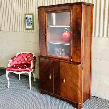 Art Deco Mahogany Bar / Liquor Cabinet