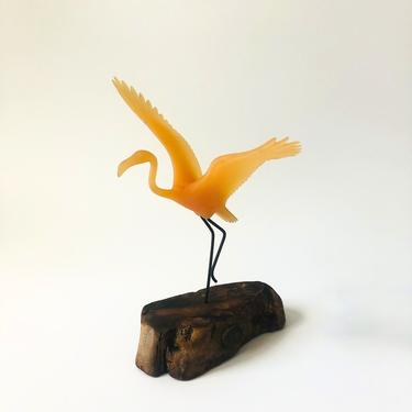 Vintage John Perry Flamingo Sculpture 