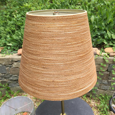 Rare Lotte Bostlund Large Fiberglass Rope Lamp Shade 