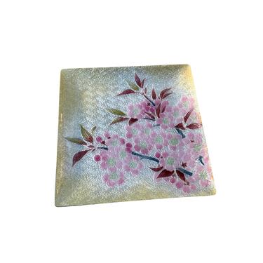 Ginbari Silver Foil Cherry Blossom Tray 