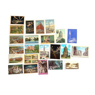Hey Cleveland!  Lot of 23 Postcards 