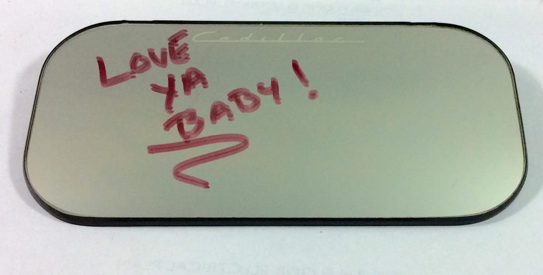 Mid century Vintage ORIGINAL GM Cadillac rare visor Vanity Mirror 1950