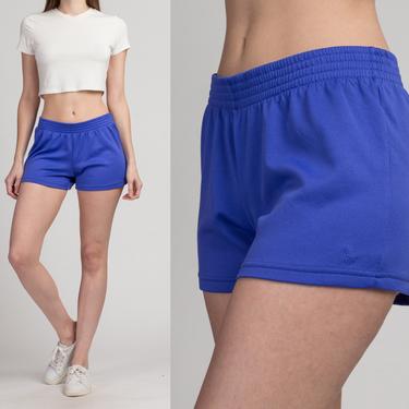 90s Danskin Women's Activewear Shorts - Small | Vintage Purple Mini Athletic Shorts 