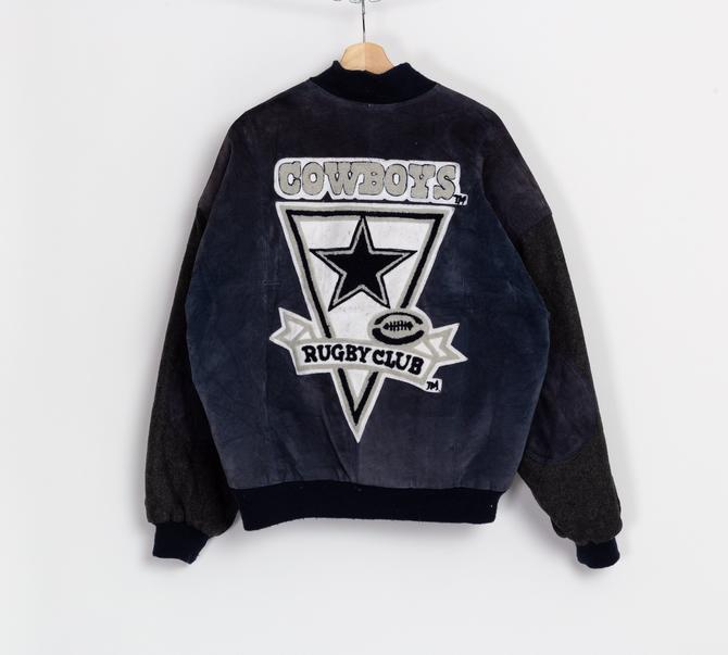 Vintage Carl Banks Dallas Cowboys Leather Jacket