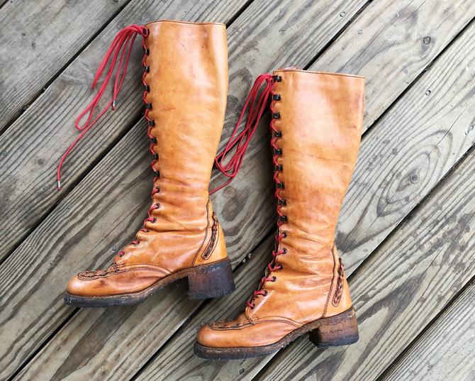 zodiac lace up boots