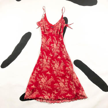 90s floral spaghetti strap dress Vintage 90s Boho Black Tropical Floral Maxi Dress main image 0