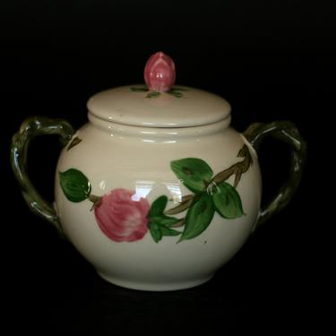 vintage Franciscan Desert Rose sugar bowl/made in england 