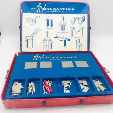 Vintage Magnastiks Magnetic Wonder builder Ohio Art Vintage toy 