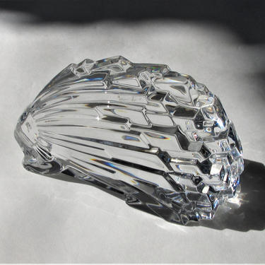 Baccarat Crystal Porcupine , signed. 