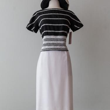 Vintage 1960s Dress - Early 60s Chic Black | Xtabay Vintage - Portland, OR  | ATTIC