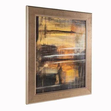 Pulliam Abstract Framed Oil Painting On Canvas 