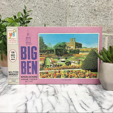 Vintage Puzzle Retro 1990s Milton Bradley + Big Ben + | Retrospect