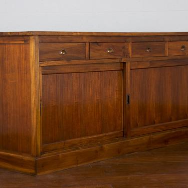 Vintage Country French Provincial Farmhouse Mahogany Sideboard 