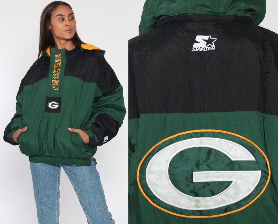 Packers Starter Jacket -- GREEN BAY PACKERS Jacket Football Nfl Jacket 90s  Streetwear Jacket Sports Green 1990s Vintage Retro Extra Large xl