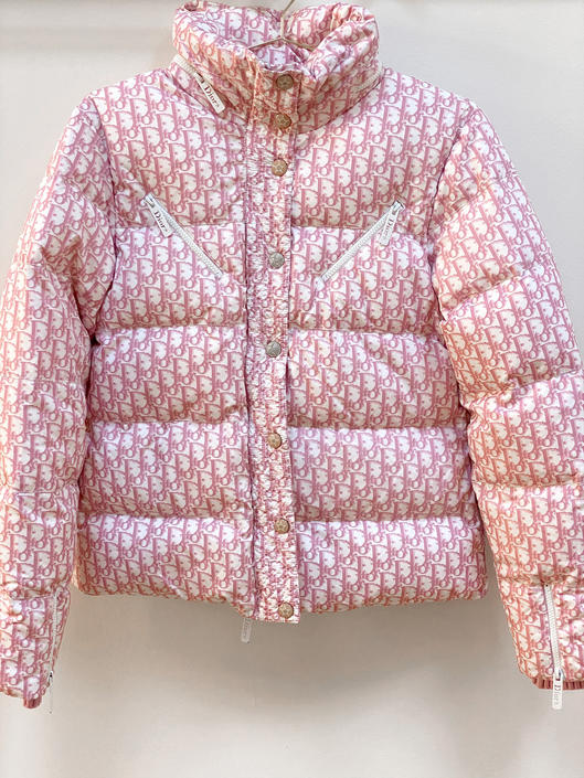 dior pink puffer