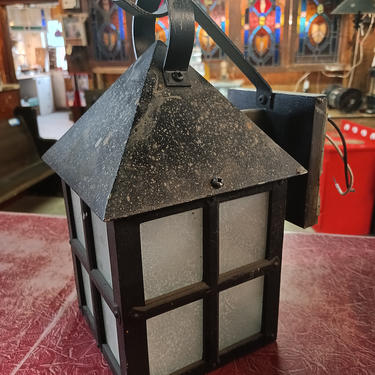 Craftsman style Outdoor sconce ~12