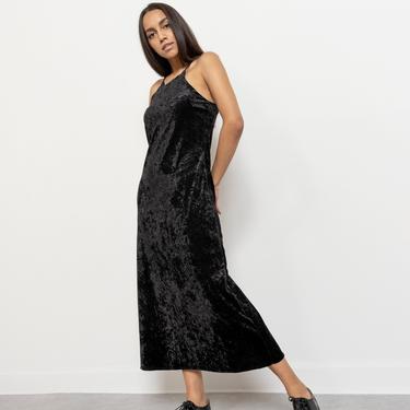 Velvet spaghetti strap maxi Dress main image 0