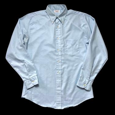 Vintage 1960s JC PENNEY Button-Down Shirt ~ size M ~ Penneys ~ OCBD ~ Preppy / Ivy Style / Trad 