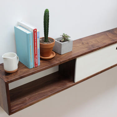 Long Floating Console / Bar Wall / Headboard by ImagoFurniture