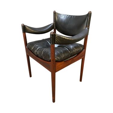 Vintage Danish Mid Century Modern &quot;Modus&quot; Rosewood Accent Chair by Kristian Vedel 