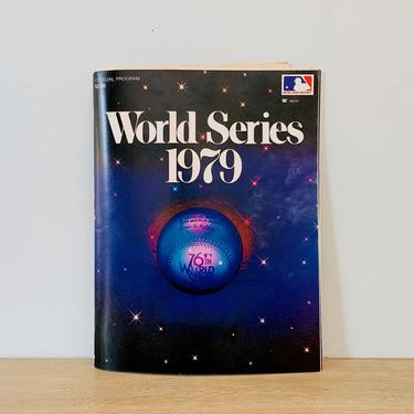 Vintage MLB 1979 World Series Official Program 