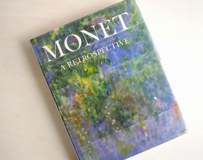 Store Vintage Large Monet Coffee Table Color Hardcover Book