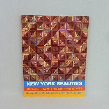 New York Beauties (1992) by Jacqueling Atkins and Phyllis Tepper - Quilts From the Empire State - Museum of American Folk Art Book 