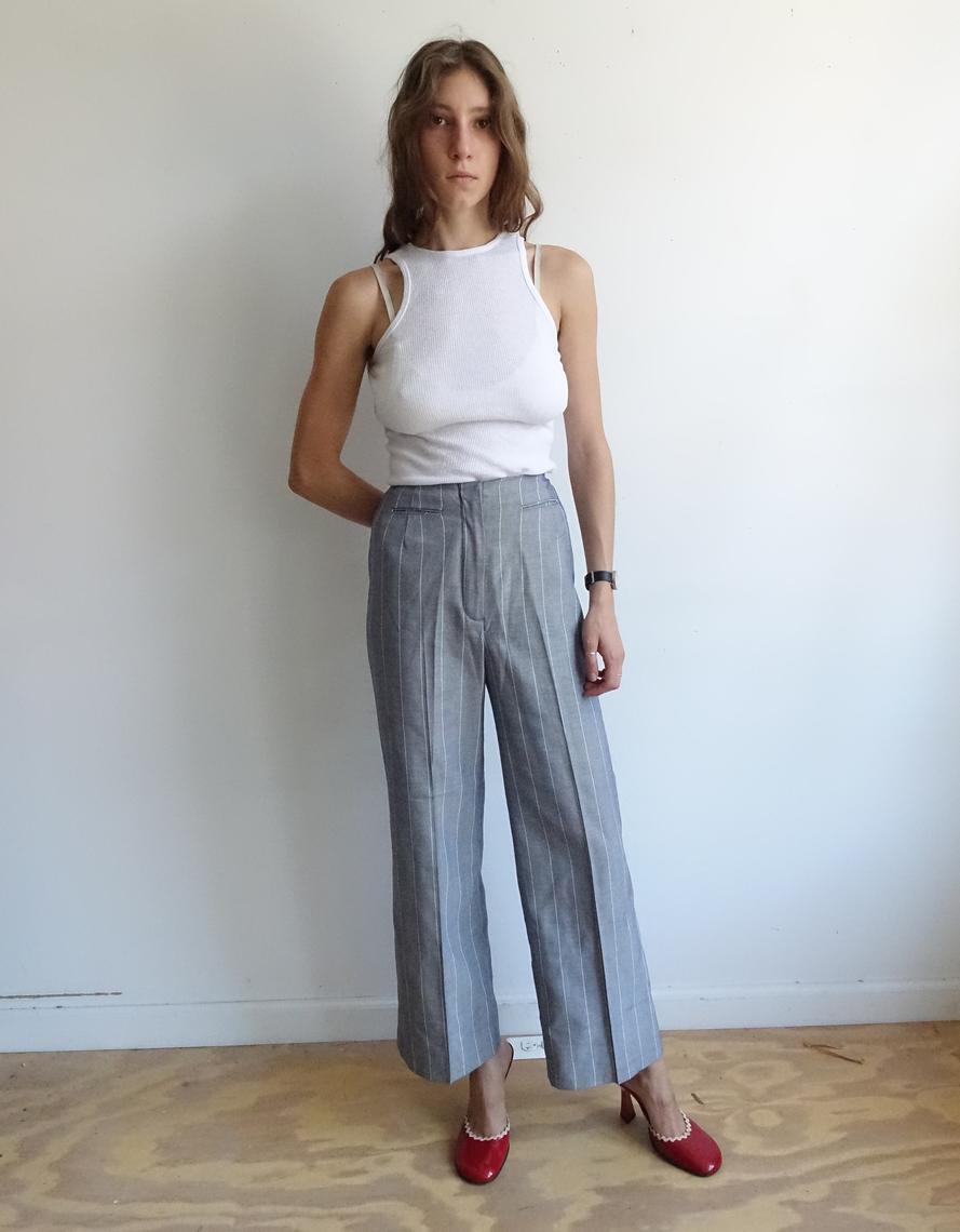 Vintage 70s Herringbone Trousers/ 1970s Deadstock Bobby Brooks