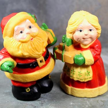 Vintage 1950s Napco Japan Spaghetti Trim Santa and | Grandma