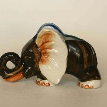 vintage elephant planter made in occupied japan 