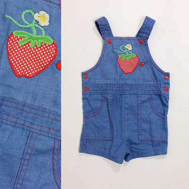 Vintage Jou Jou newest Ladies’ Strawberry Overalls.