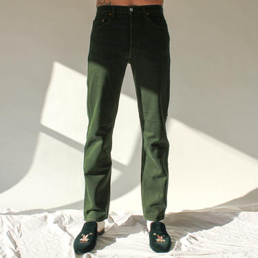 Forest green outlet levis