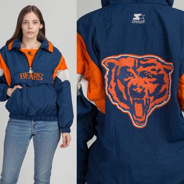 STARTER, Jackets & Coats, Vintage Chicago Bears Nfl Football Starter  Jacket Old School Satinsize L