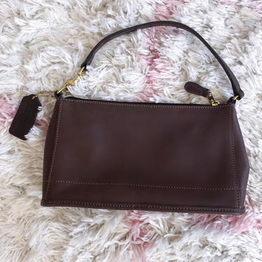 Vintage Coach Bleecker Demi cheapest Baguette in Brown Leather