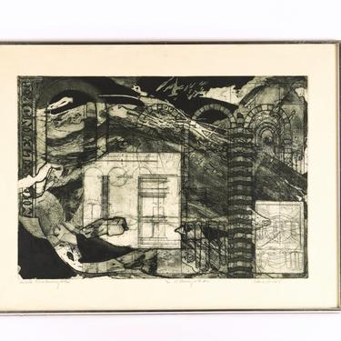 'MICHELE: FLOOD MEMORY AFFAIR' LITHOGRAPH BY JO ANNE PASCHALL (NUMBER 4 OF 20)