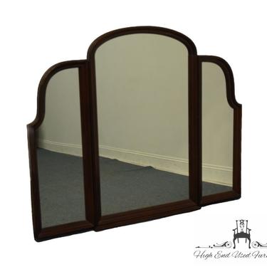 ETHAN ALLEN Georgian Court Solid Cherry Traditional Style 56&quot; Tri-Fold Mirror 11-5230 